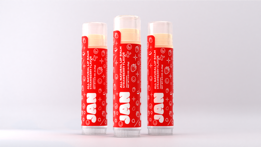 Strawberry Loverz Organic & Vegan Lip Balm, USDA Certified, Handmade